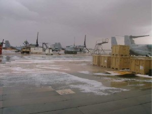 Osprey Operations in Afghanistan in Challenging Conditions (Credit: USMC)