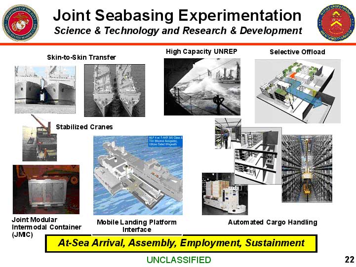 Joint Seabasing Experimentation