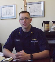 USCG Lieutenant Commander Tedd Hutley