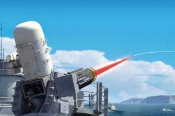 The Navy's Laser Weapon System (Credit Photo: Defence Talk, http://www.defencetalk.com/phalanx-sensors-used-in-laser-shoot-down-of-airborne-targets-27589/)