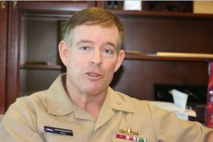 Admiral McManamon Interview, June 2010 (Credit Photo: SLD)
