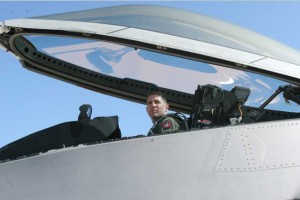 Lt. Col. Berke, USMC pilot of F-22, https://sldinfo.com/?p=11395 (Credit photo: USMC)