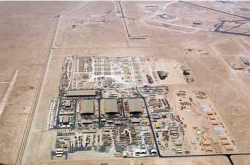 “The air operations related to operations Iraqi Freedom and ISAF in Afghanistan are still lead from a single C2 located on the Al Udeid Air Base in Qatar.” (Credit photo: Al Udeid base, http://gc.nautilus.org)