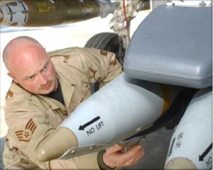 Loading Small Diameter Bomb (Credit: http://www.boeing.com/defense-space/missiles/sdb/index.html)