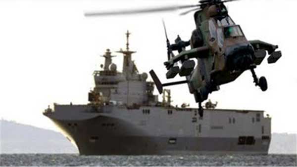 French Amphibious Ship and Helos Played a Key Role in the Operation (Credit: http://convenientflags.blogspot.com/2011/05/tonnere-helicopter-carrier-to-libya.html)