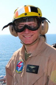 Squirt Kelly Aboard the USS Wasp during F-35B Sea Trials, October 18, 2011 Credit: Second Line of Defense 