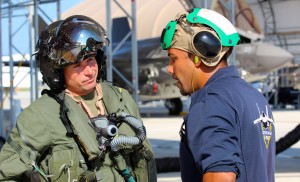 OD Bachmann after 200th F-35 Sortie in August 2012.  The plane has more than 500 sorties as of November 2012.  Credit Photo: SLD 