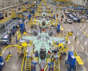 The US could move ahead to produce F-35s at 10 a month.  The sunk cost in the plant is already there; idling plant not only cost jobs, but deployed capability and global influence.  It is not JUST about a plane; it is about global leadership. Credit Photo: Lockheed Martin 