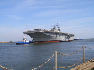 USS America is part of a cluster of innovation involving the Opsrey, the F-35B and the CH-53K.  Credit Photo: Ingalls  