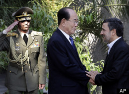 Mahmoud Ahmadinejad Kim Yong Nam