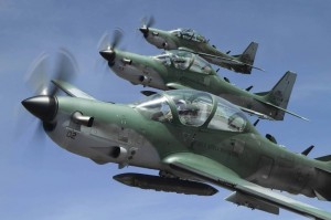 The Super Tucano brings significant capability to the Afghan Air Force for the COIN fight.  Credit Image: Embraer 