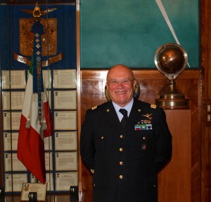 Lt. General Preziosa, Chief of Staff of the Italian Air Force, seen after the SLD interview Credit: SLD 