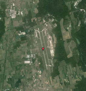 Cameri Air Base as Seen from Space. Credit: CNES, Spot Image, 2013 