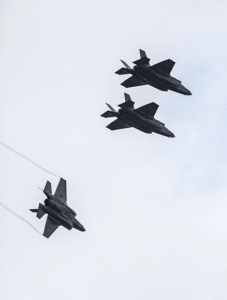 UK and USMC F-35Bs in December sortie generation training exercise. Credit: 33rd Fighter Wing