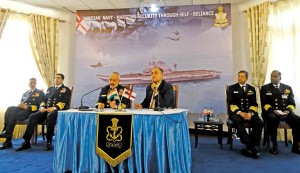 The December 2013 press conference of the Indian Navy. Credit: India Strategic