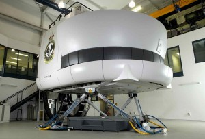 Thales, Australia produces the simulator for the Wedgetail system.  This is the first software upgradeable combat aircraft of the 21st century generation of AE and W aircraft. Credit: Thales, Australia. 