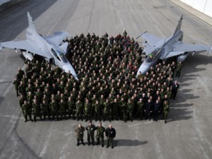 The photo is from Lion Effort 2012. This was the biggest Gripen exercise to date with all five Gripen-operating nations taking part, of which four flew their own aircraft. Some 30 Gripen fighters and about 300 people participated in the exercise, which took place in Sweden from 27 March to 5 April.Credit Photo: defenceWeb 