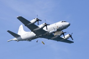 Air Sea Rescue Kit drop from an AP-3C Orion. *** Local Caption *** On 12 and15 May 2014, No. 292 Squadron conducted Air Sea Rescue Kit (ASRK) training off the South Australian coast as part of the AP-3C conversion.  Air Sea Rescue Kits are used to supply survivors in the water with two life rafts and supplies for several days.  No. 292 Squadron conducted this essential training with the assistance of the South Australian Water Police. 