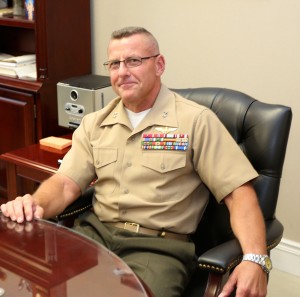Major General Hedelund after the Second Line of Defense Interview on June 25, 2014. Credit: SLD 
