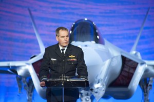 ir Marshall Brown speaking at the Fort Worth based event July 24, 2014. Credit Photo; Lockheed Martin