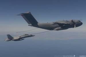 A400M Tanking F-18. Credit: Airbus Defence and Space