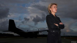  “The defense equipment issue is the first major crisis Ursula von der Leyen faces since taking over the defense portfolio at the end of 2013. Her predecessors are to blame, however, for cutting costs for spare parts. Von der Leyen refers to a "phase of drastic change" in the airplane sector and "shortages" due to repairs.” http://www.dw.de/bundeswehr-struggles-with-faulty-defense-equipment/g-17968924 