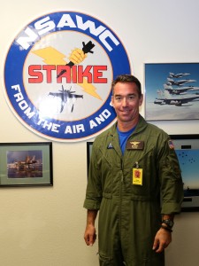 CAPT (S) Kevin "Proton" McLaughlin, outgoing STRIKE CO, previous TOPGUN  CO, and Instructor at The Naval Strike and Air Warfare Center at Fallon Naval Air Station. Credit: Second Line of Defense 