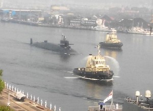 India’s first nuclear attack submarine Arihant began Sea Trials on December 15th with naval personnel and defense scientists onboard. Credit: India Strategic
