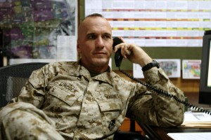 MajGen Simcock when he was the commanding officer of Regimental Combat Team, 6, in Iraq in 2007. Credit: Department of Defense