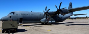 RAAF C-130J at Richmond Air Base, August 10, 2015. Credit: Second Line of Defense.