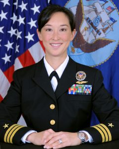 Commander Amanda Hawkins, the Executive Officer of the Squadron.