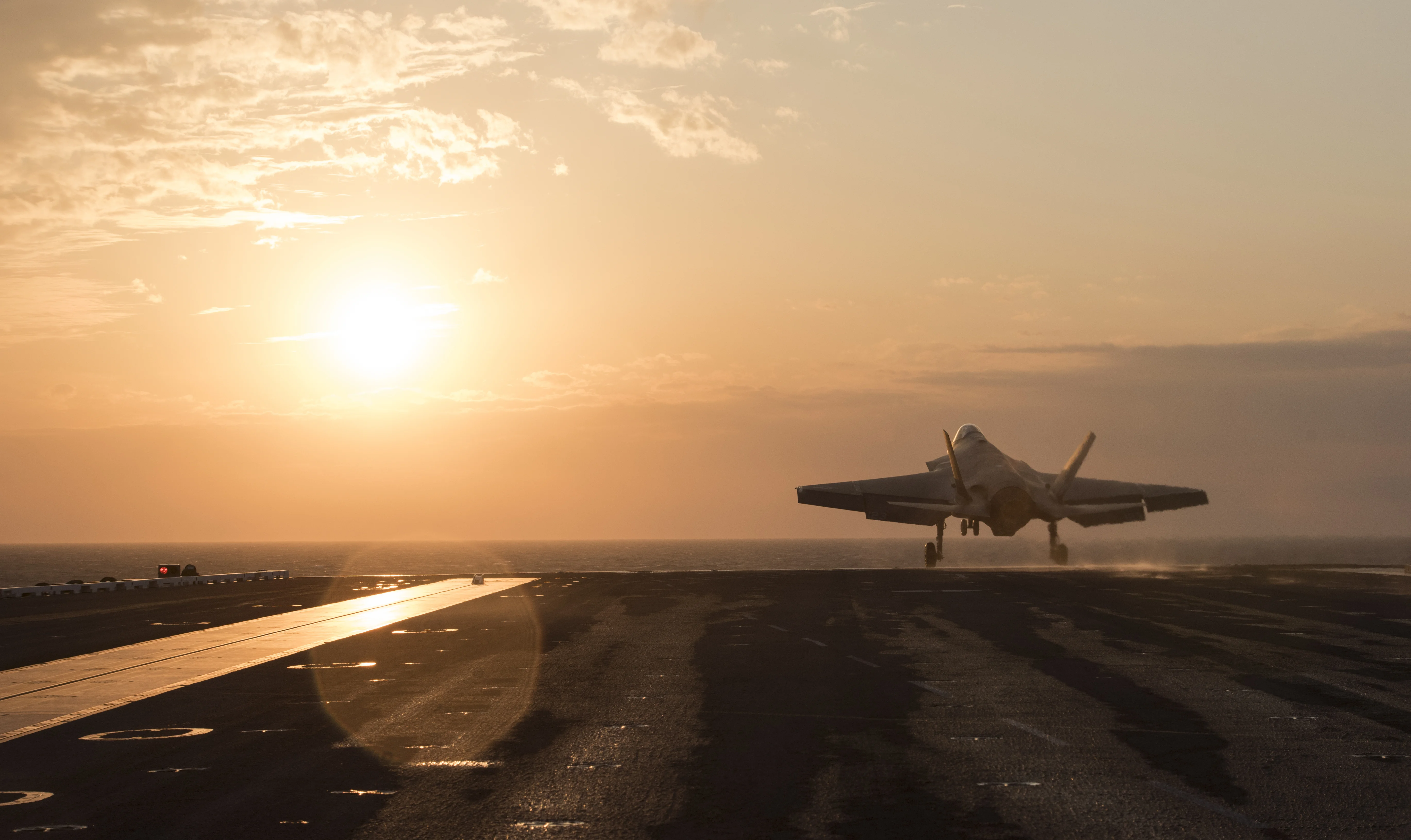 Abraham Lincoln Carrier Strike Group Deploys With Marine F-35C