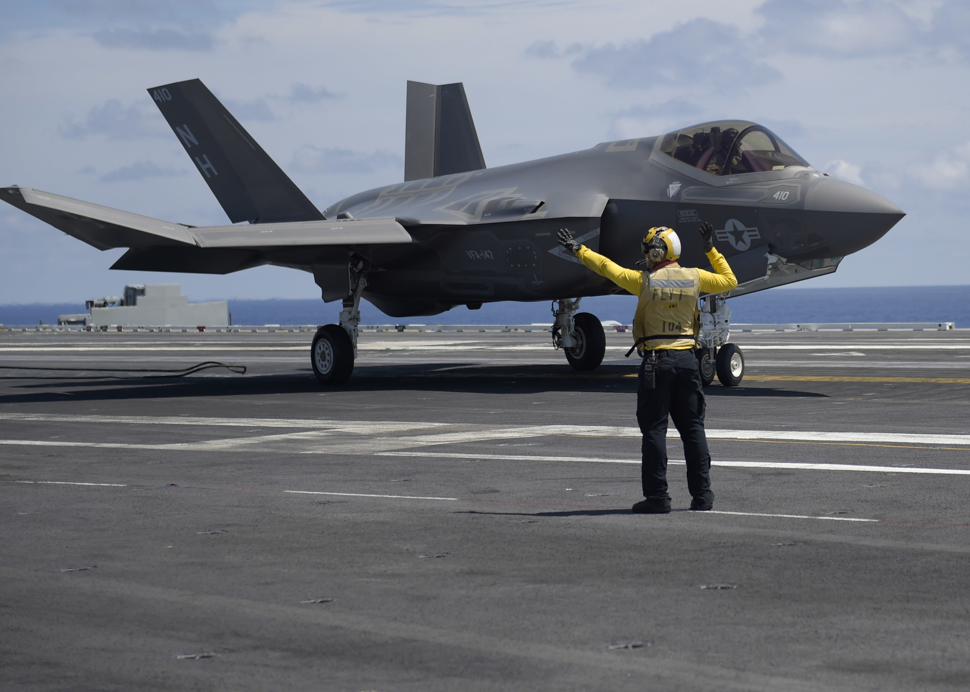 USS Lincoln and F-35 - Second Line of Defense