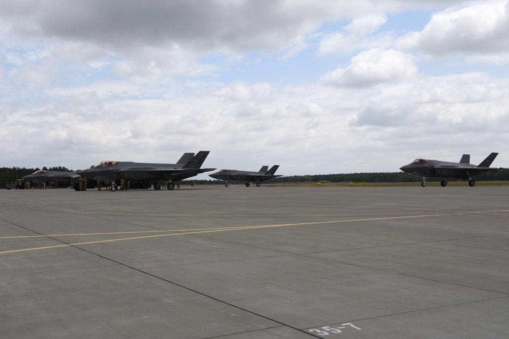 Poland and the F-35: First F-35s Land in Poland as Part of Rapid Forge ...