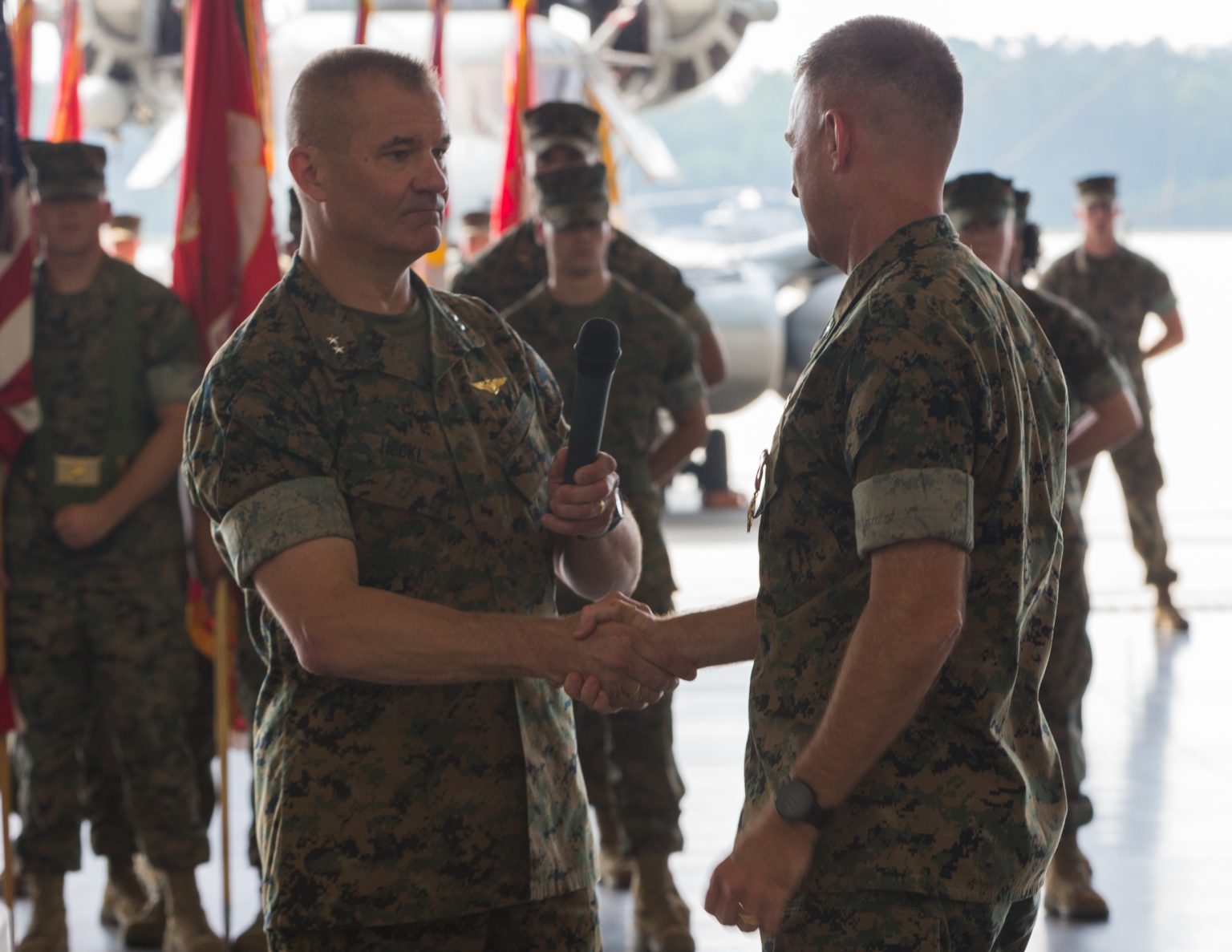 MAG-29 Change of Command Ceremony - Second Line of Defense